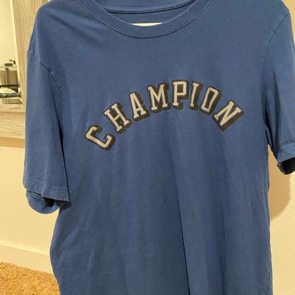 Champion Blue Large Tee